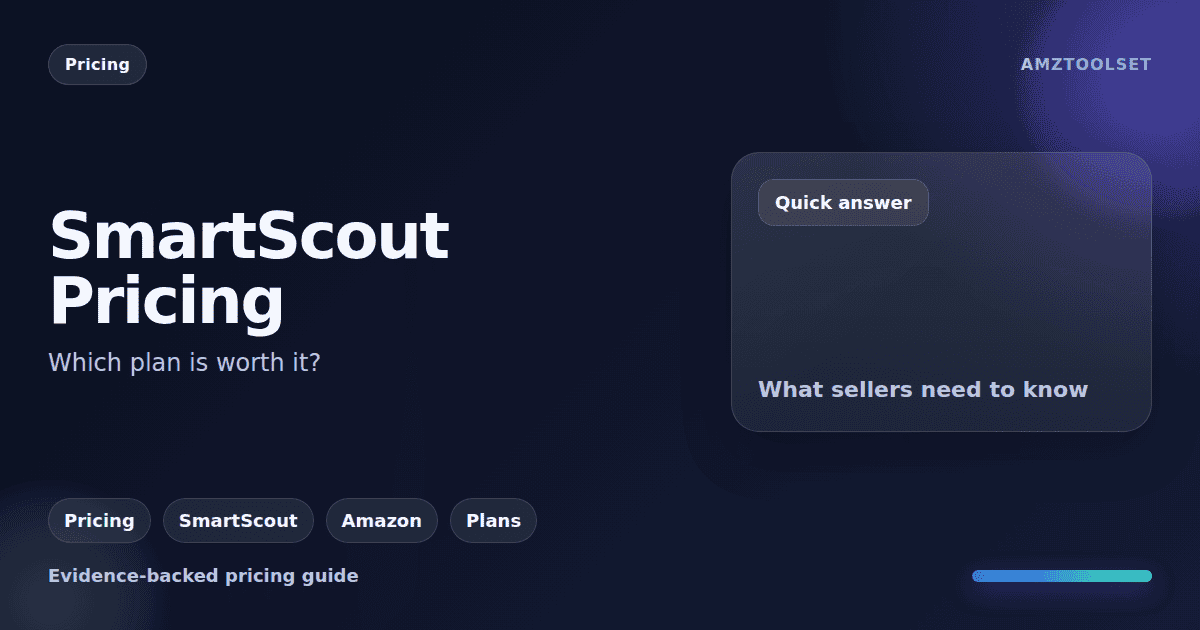 SmartScout pricing plans and monthly costs compared for 2026