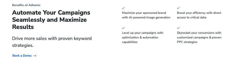 Helium 10 adtomic tool for advertising