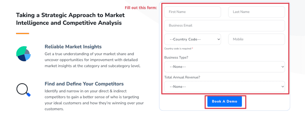 Market Tracker 360 boo k a demo