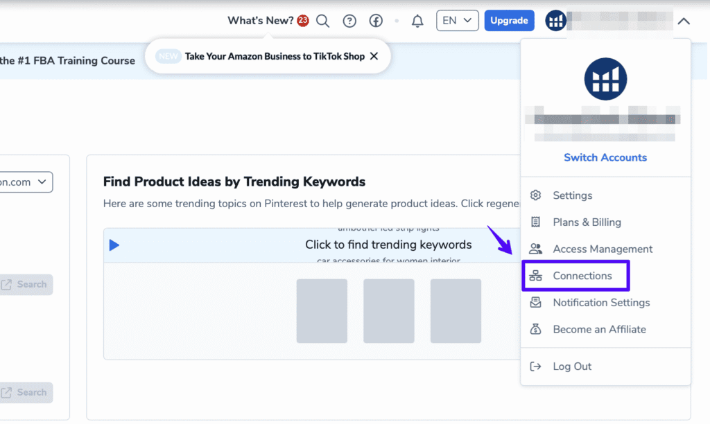 Connecting Helium 10 to Your Amazon.nl Store