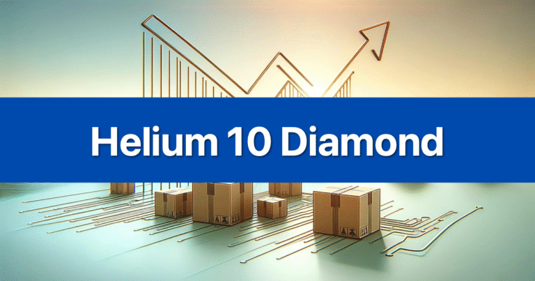 Custom branded featured image for the Helium 10 Diamond Plan, a premium suite of Amazon seller tools.