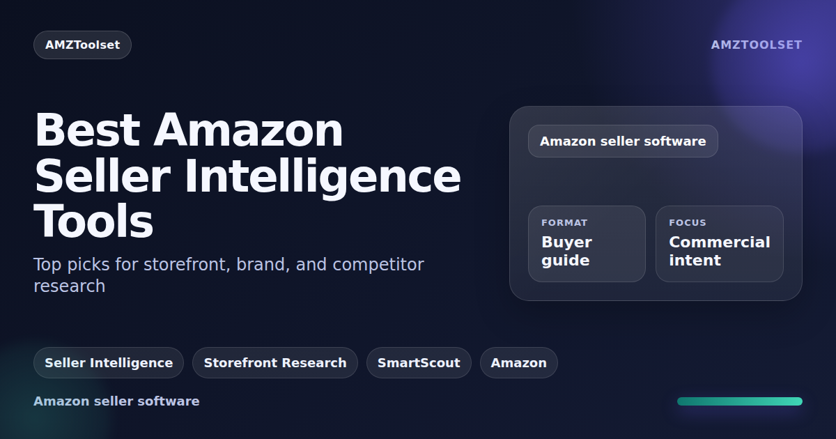 Best Amazon Seller Intelligence Tools featured image